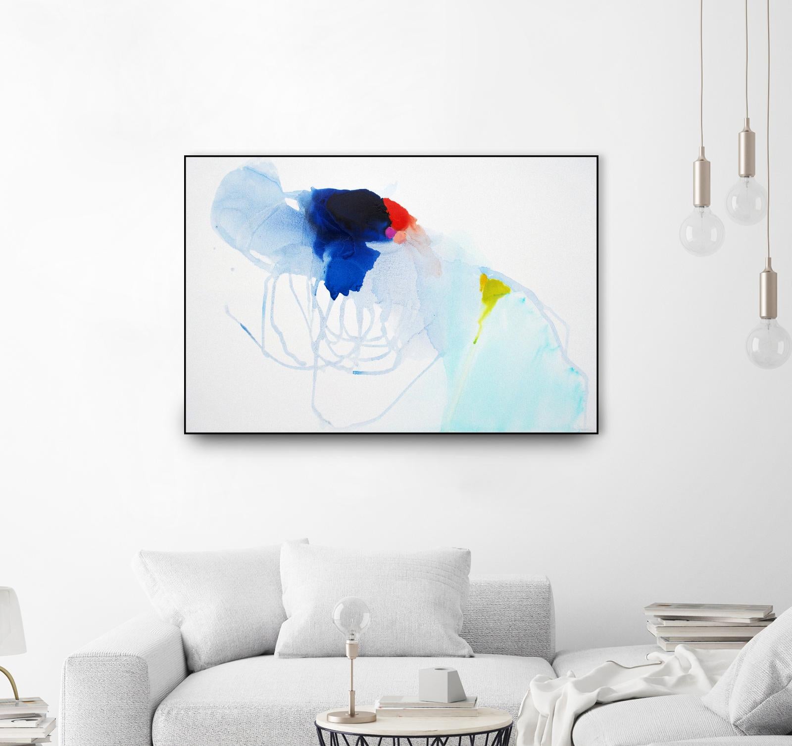 Backstage by Claire Desjardins on GIANT ART - white abstract légereté