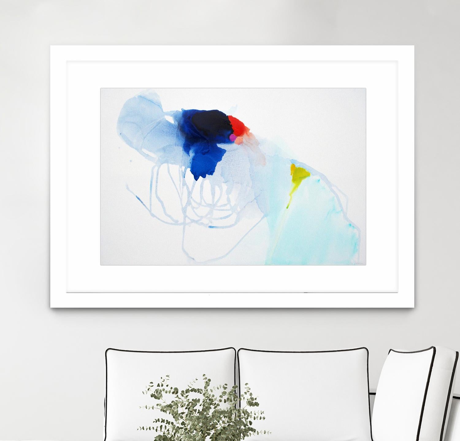 Backstage by Claire Desjardins on GIANT ART - white abstract artistes du québec