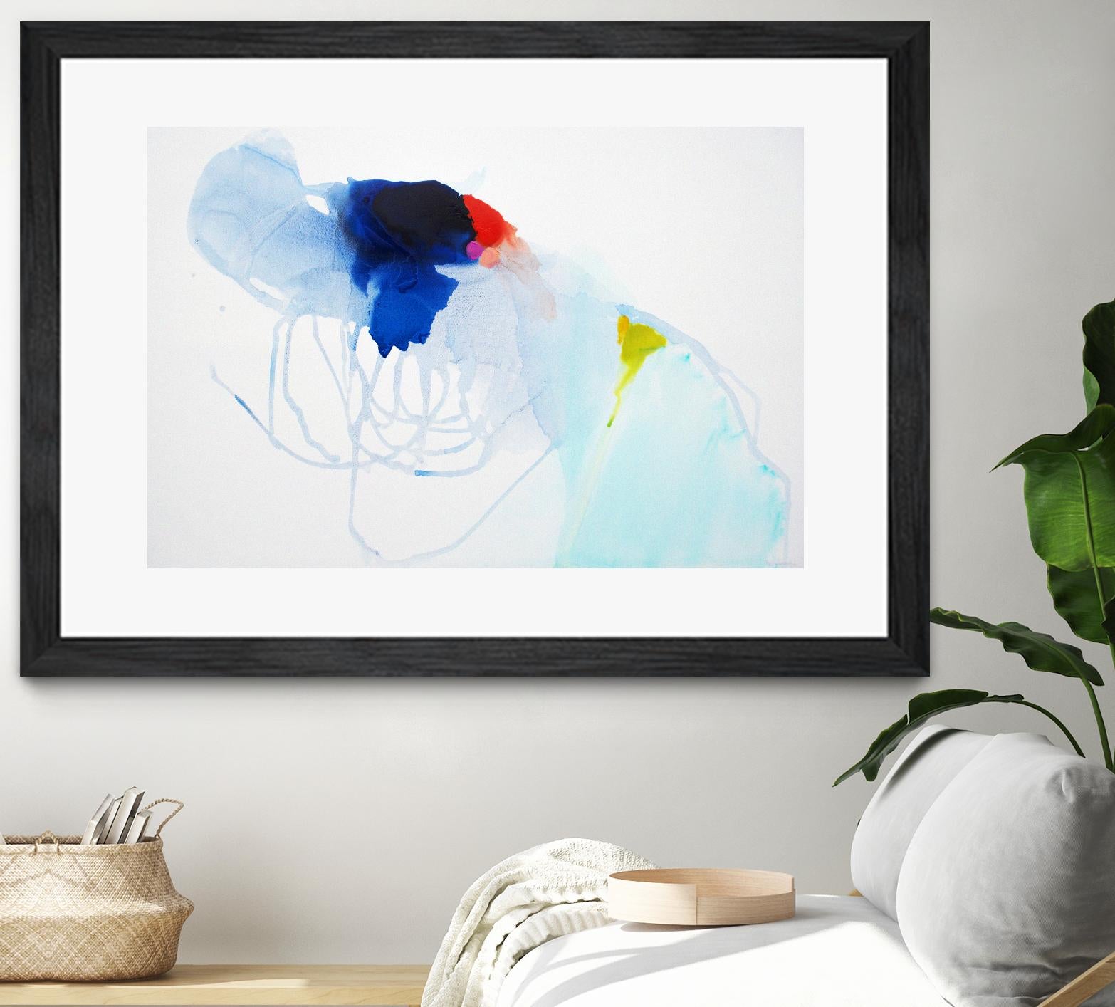 Backstage by Claire Desjardins on GIANT ART - white abstract artistes du québec