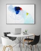 Backstage by Claire Desjardins on GIANT ART - white abstract légereté