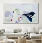 Breathe by Claire Desjardins on GIANT ART - blue abstract