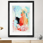 Cherry Creamsicle love by Claire Desjardins on GIANT ART - red abstract artistes du québec