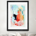 Cherry Creamsicle love by Claire Desjardins on GIANT ART - red abstract artistes du québec