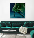 Dame 1 by Peter Morneau on GIANT ART - green photo art