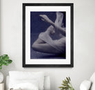 Float 1 by Peter Morneau on GIANT ART - blue figurative dancer