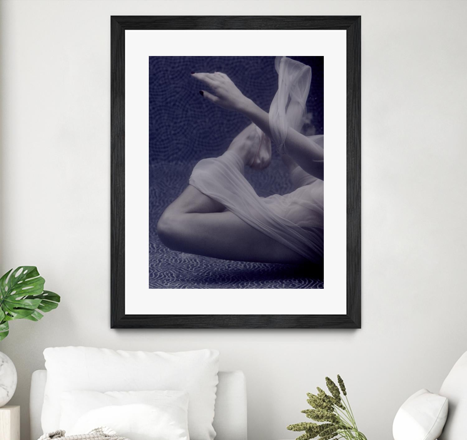 Float 1 by Peter Morneau on GIANT ART - blue figurative dancer