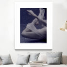 Float 1 by Peter Morneau on GIANT ART - blue figurative dancer