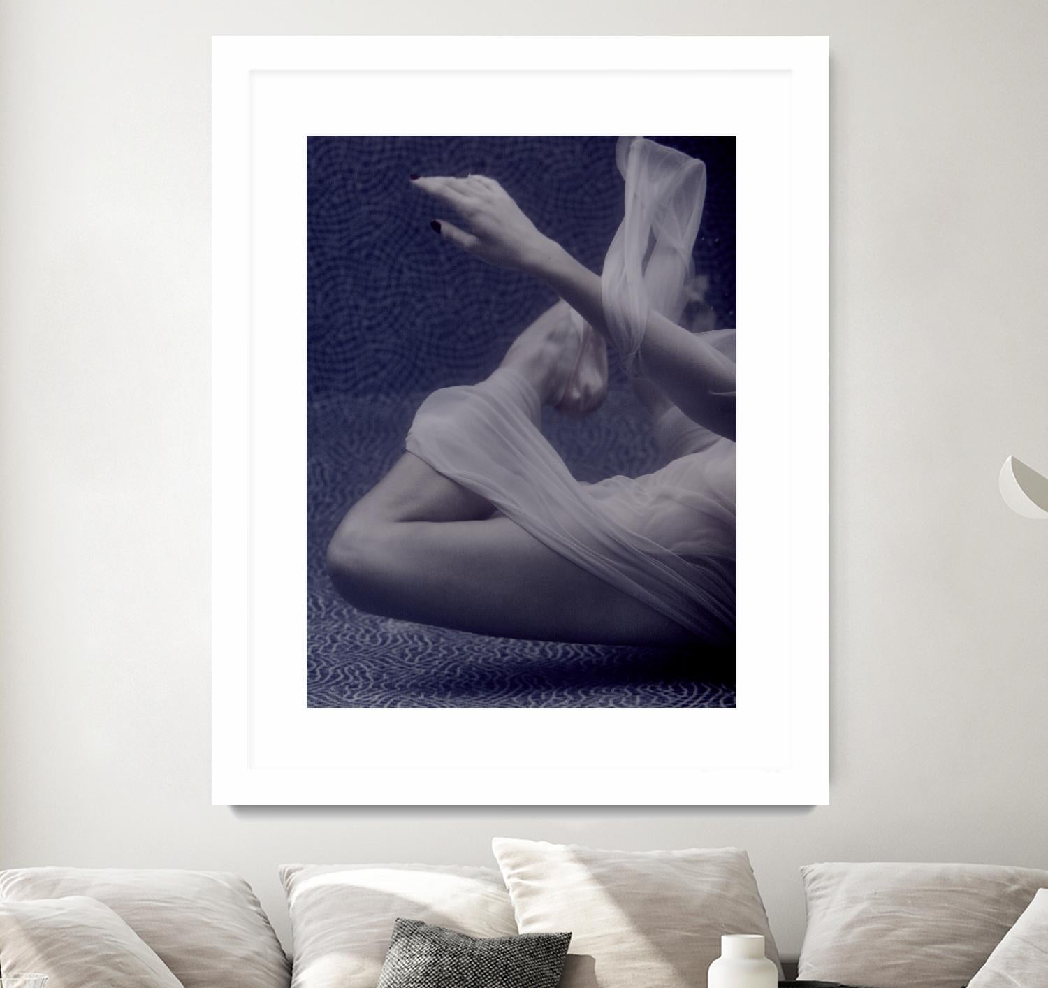 Float 1 by Peter Morneau on GIANT ART - blue figurative dancer