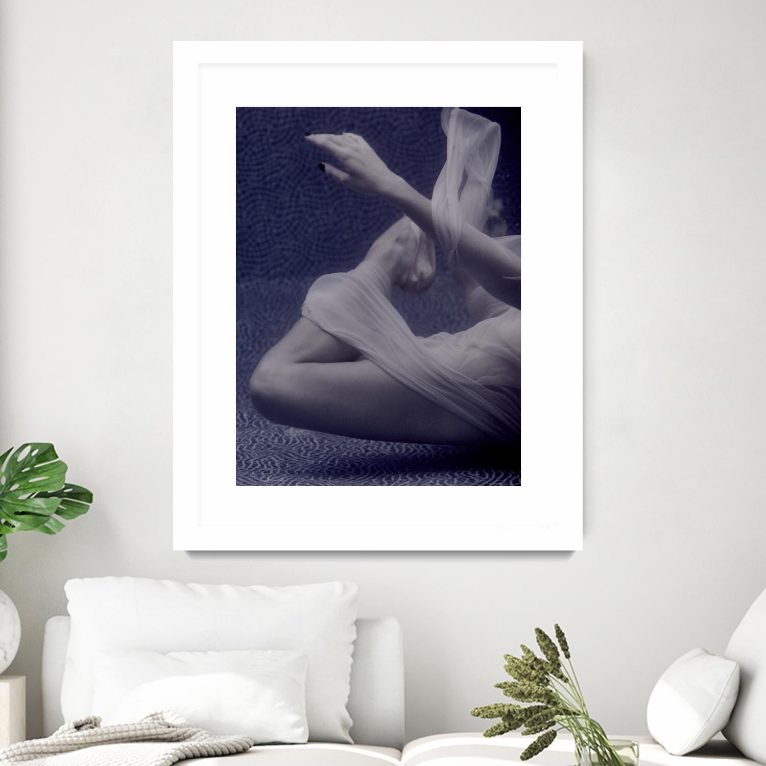 Float 1 by Peter Morneau on GIANT ART - blue figurative dancer