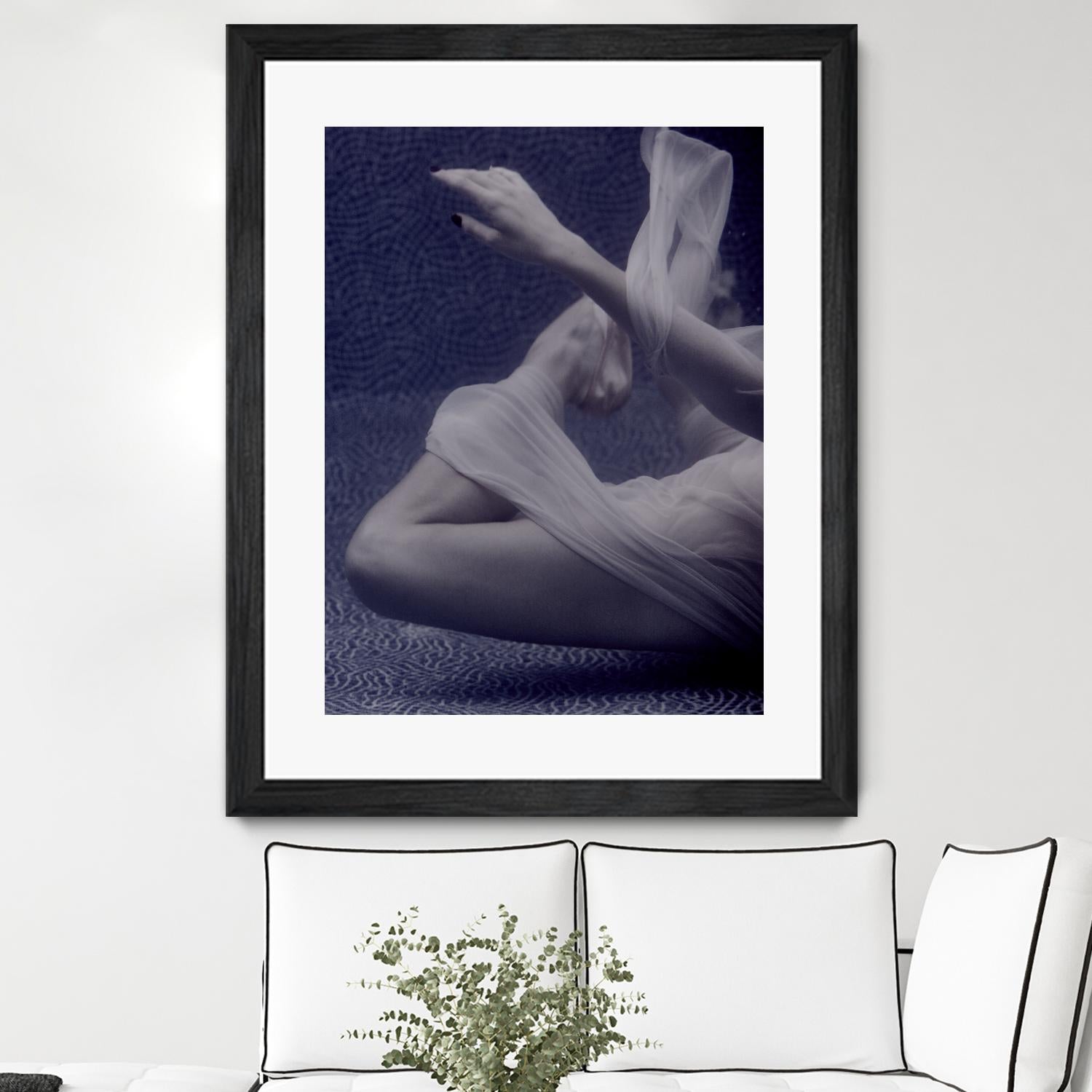 Float 1 by Peter Morneau on GIANT ART - blue figurative dancer