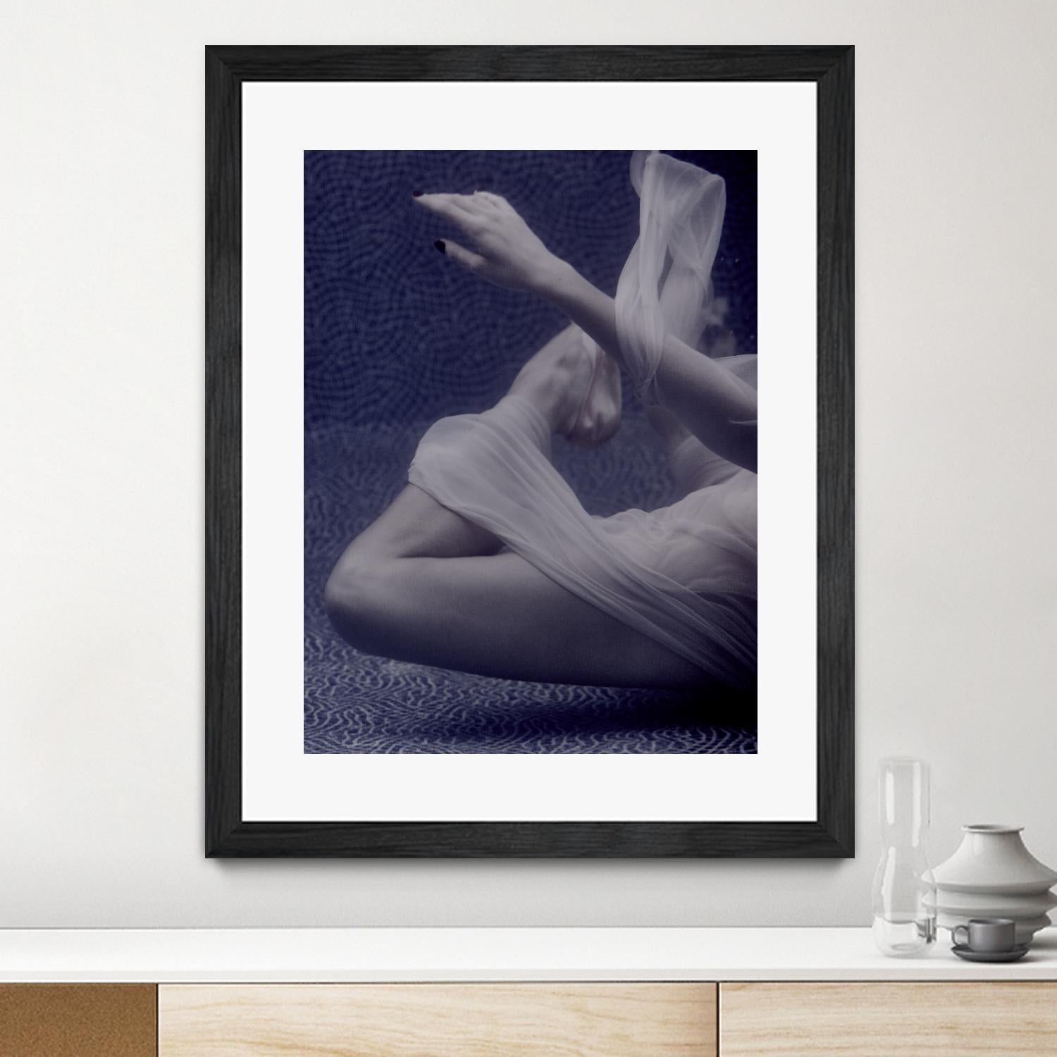 Float 1 by Peter Morneau on GIANT ART - blue figurative dancer