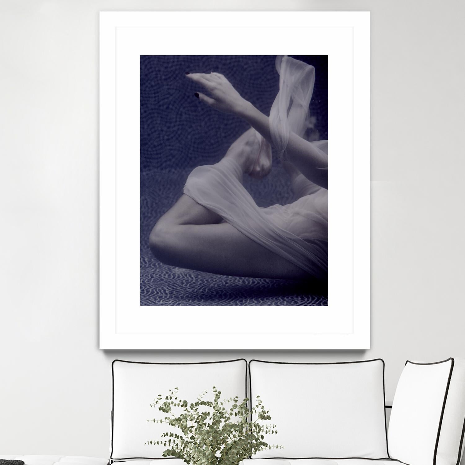 Float 1 by Peter Morneau on GIANT ART - blue figurative dancer