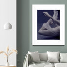 Float 1 by Peter Morneau on GIANT ART - blue figurative dancer