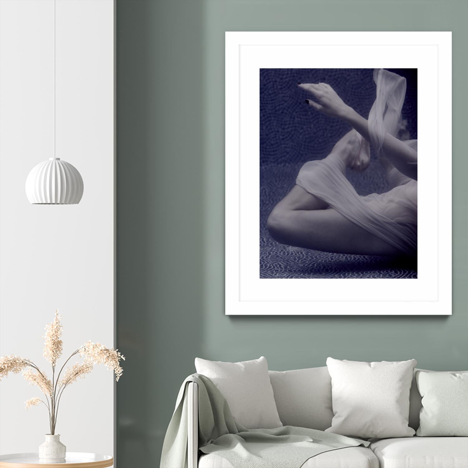 Float 1 by Peter Morneau on GIANT ART - blue figurative dancer