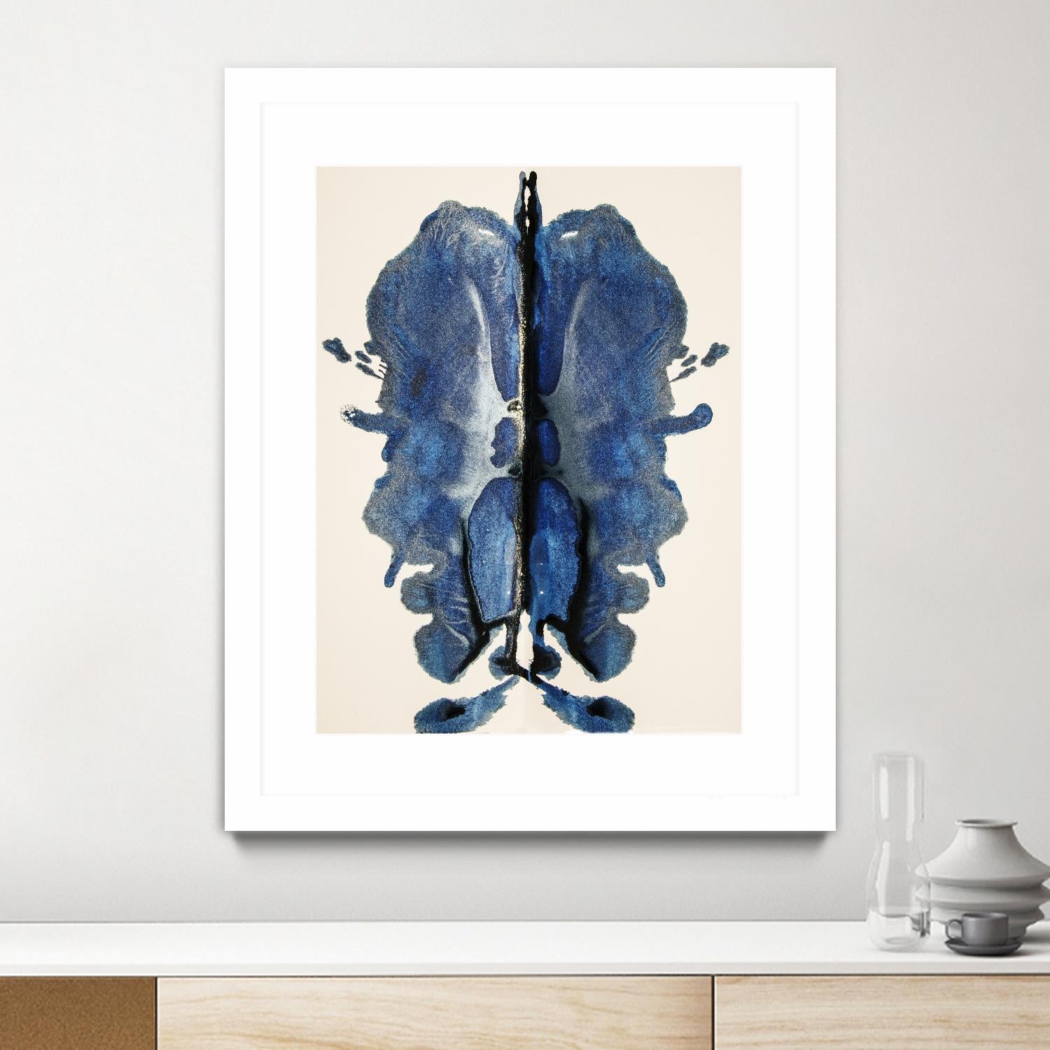 Blue Ink Laos by Daniel Stanford on GIANT ART - blue artistes du québec quebec artists