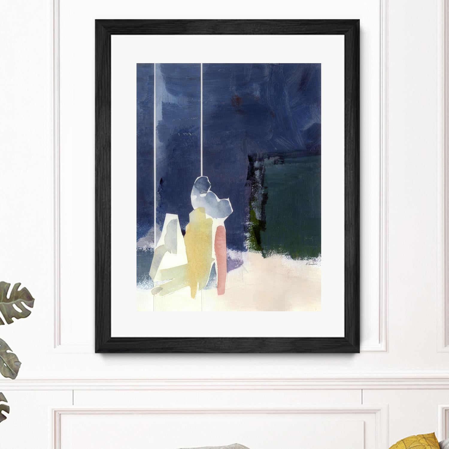 Mystic Rider by Diane Lambin on GIANT ART - green abstract quebec artists