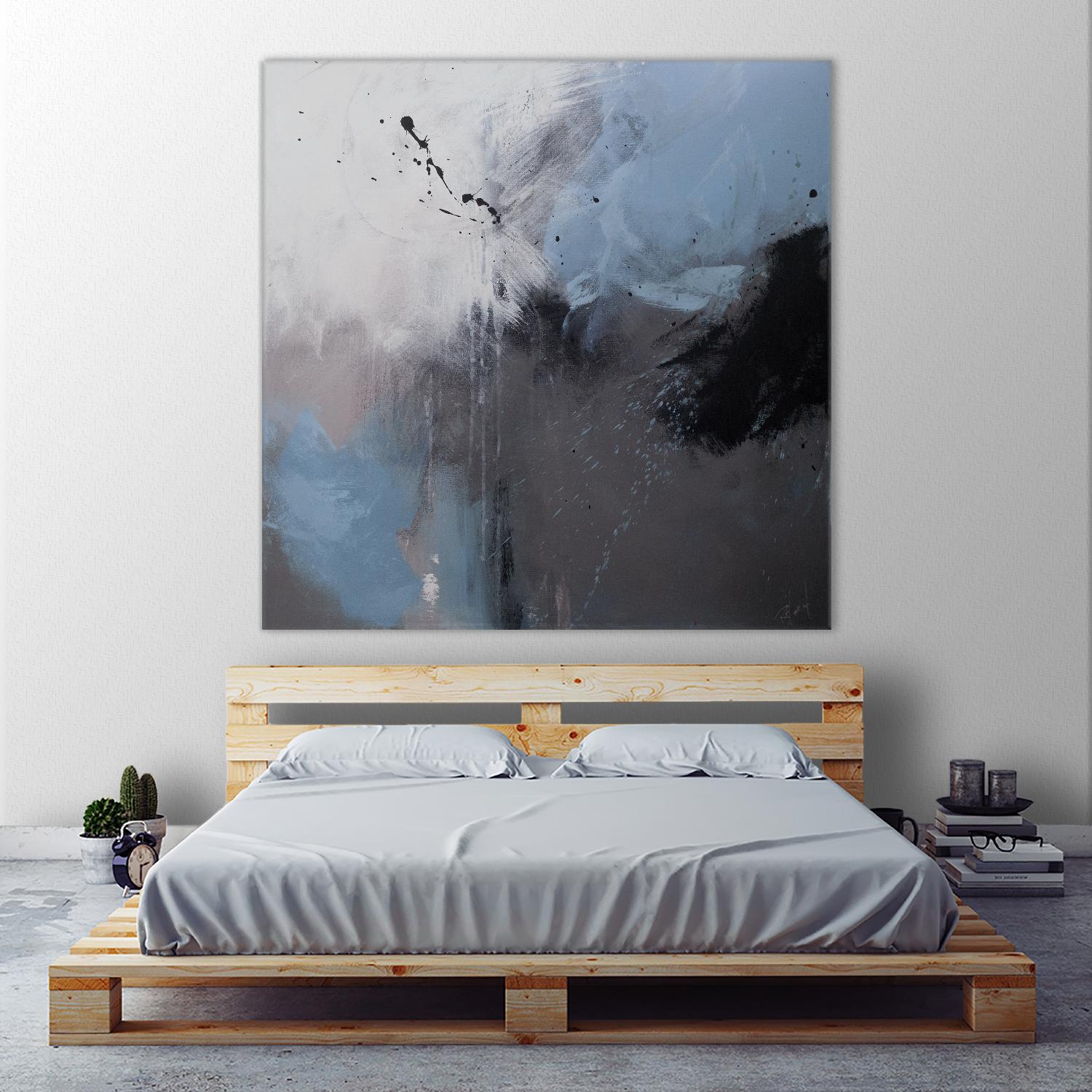 Compatible by Roland Benoît on GIANT ART - grey abstract