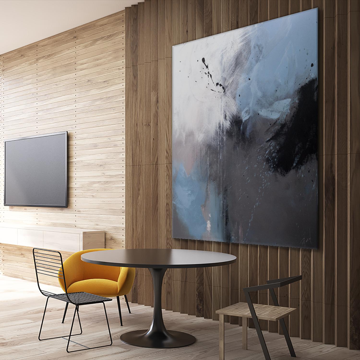 Compatible by Roland Benoît on GIANT ART - grey abstract