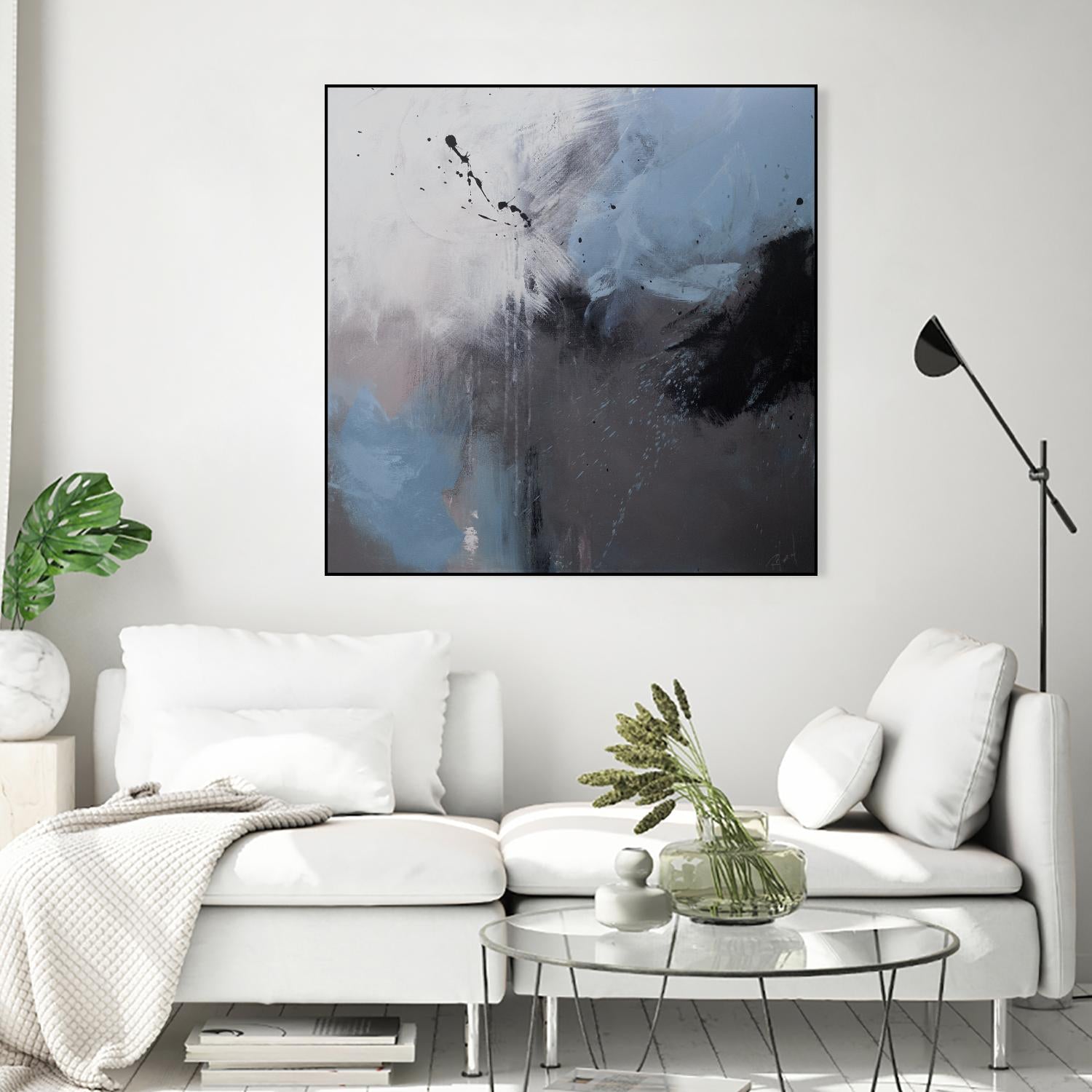 Compatible by Roland Benoît on GIANT ART - grey abstract