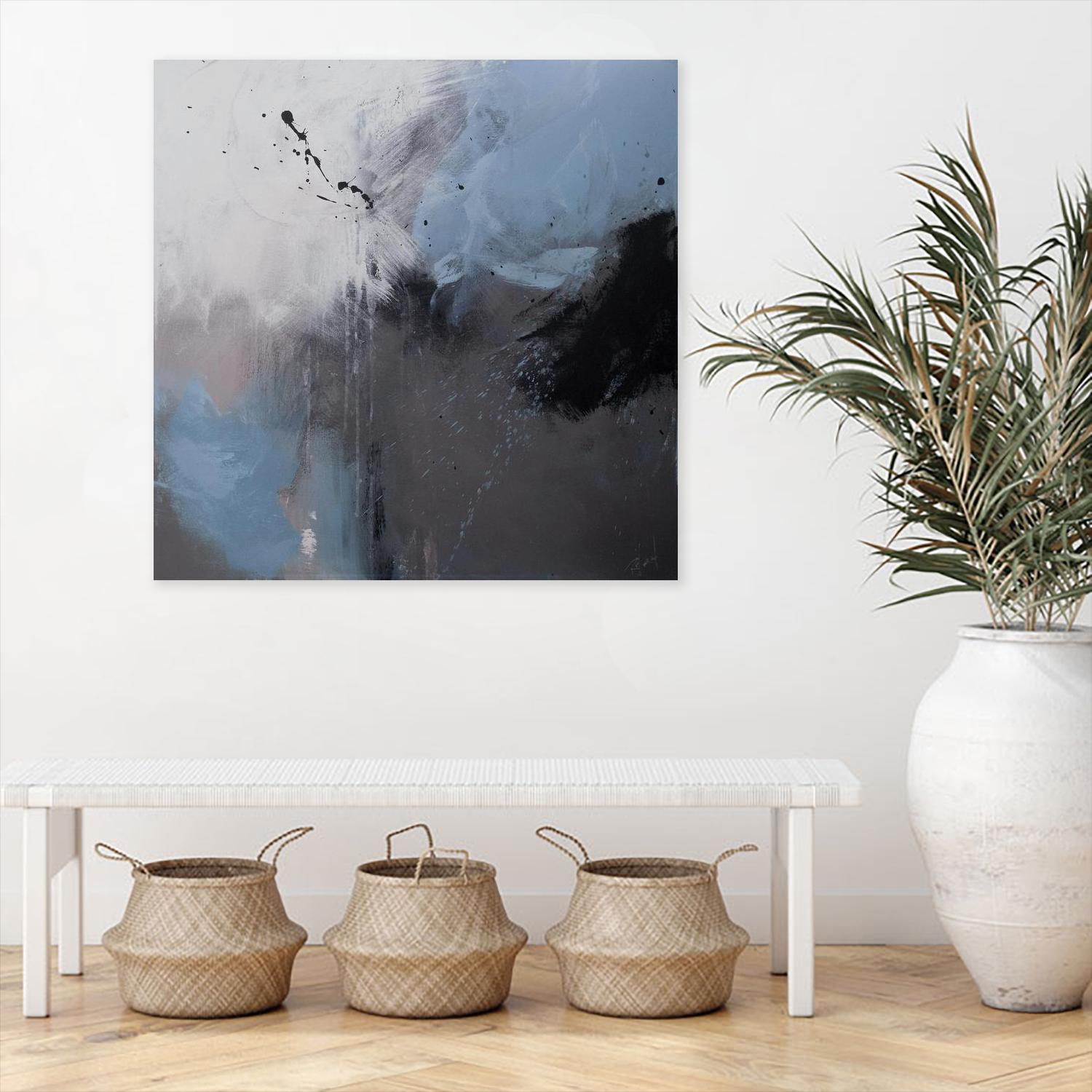 Compatible by Roland Benoît on GIANT ART - grey abstract