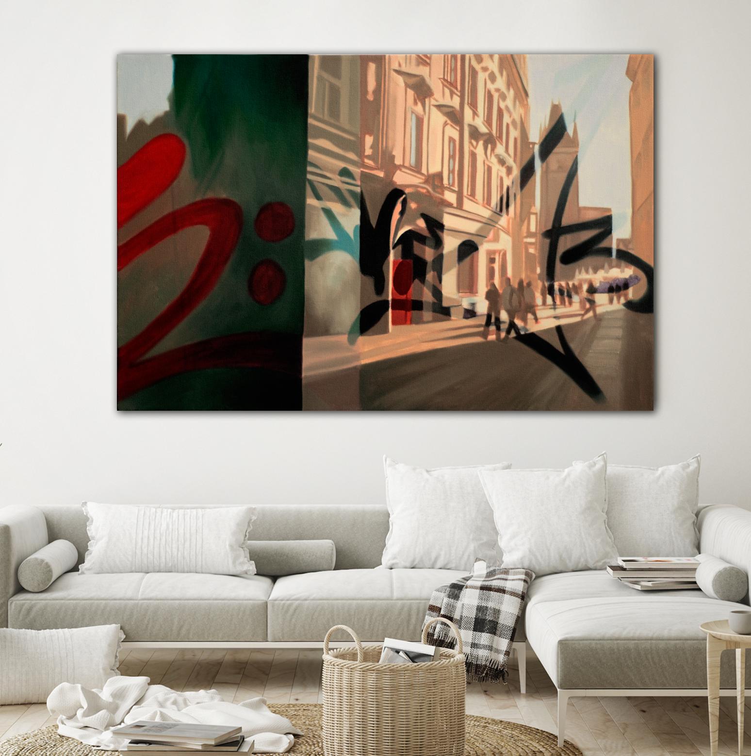 From Old Town by James Nye on GIANT ART - beige street art canadian artists