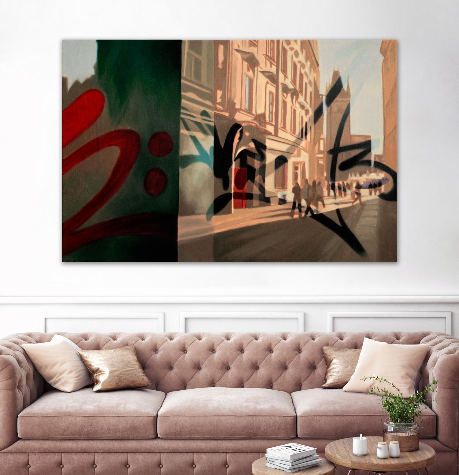 From Old Town by James Nye on GIANT ART - beige street art canadian artists