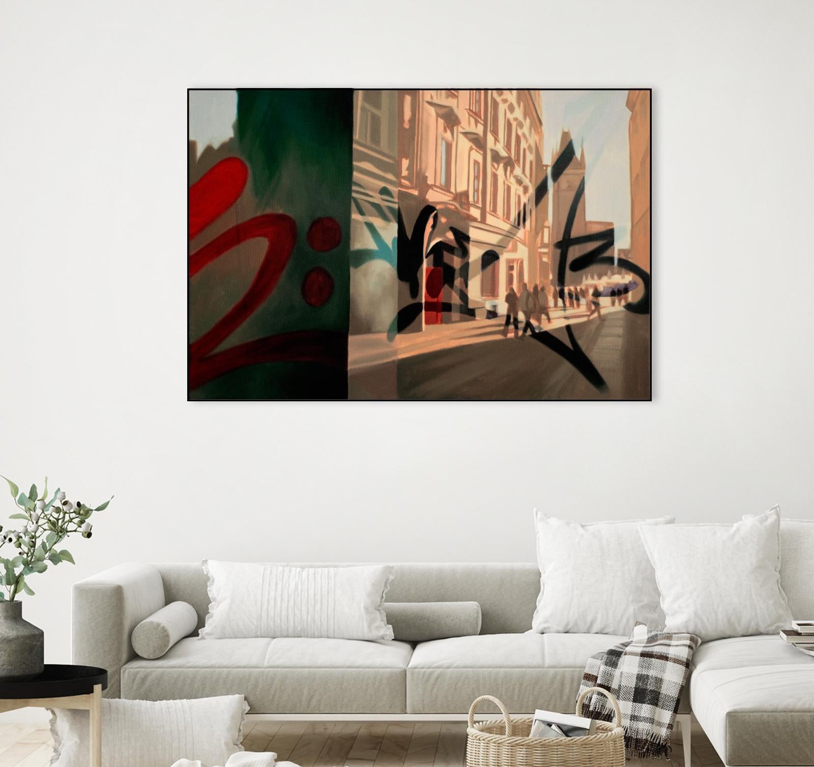 From Old Town by James Nye on GIANT ART - beige street art canadian artists