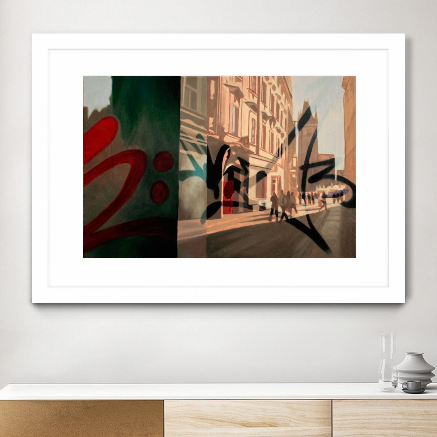 From Old Town by James Nye on GIANT ART - beige street art canadian artists