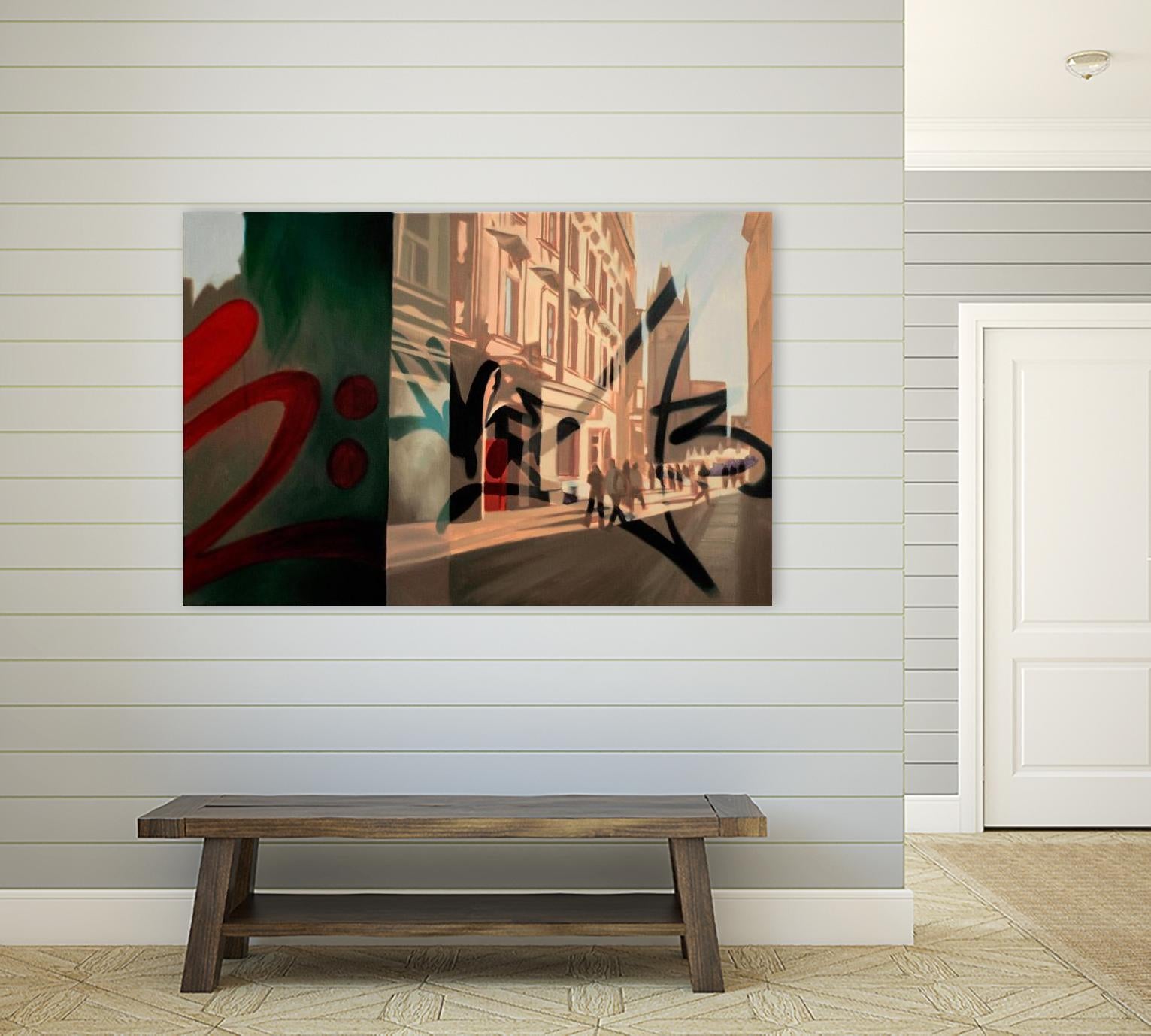 From Old Town by James Nye on GIANT ART - beige street art canadian artists