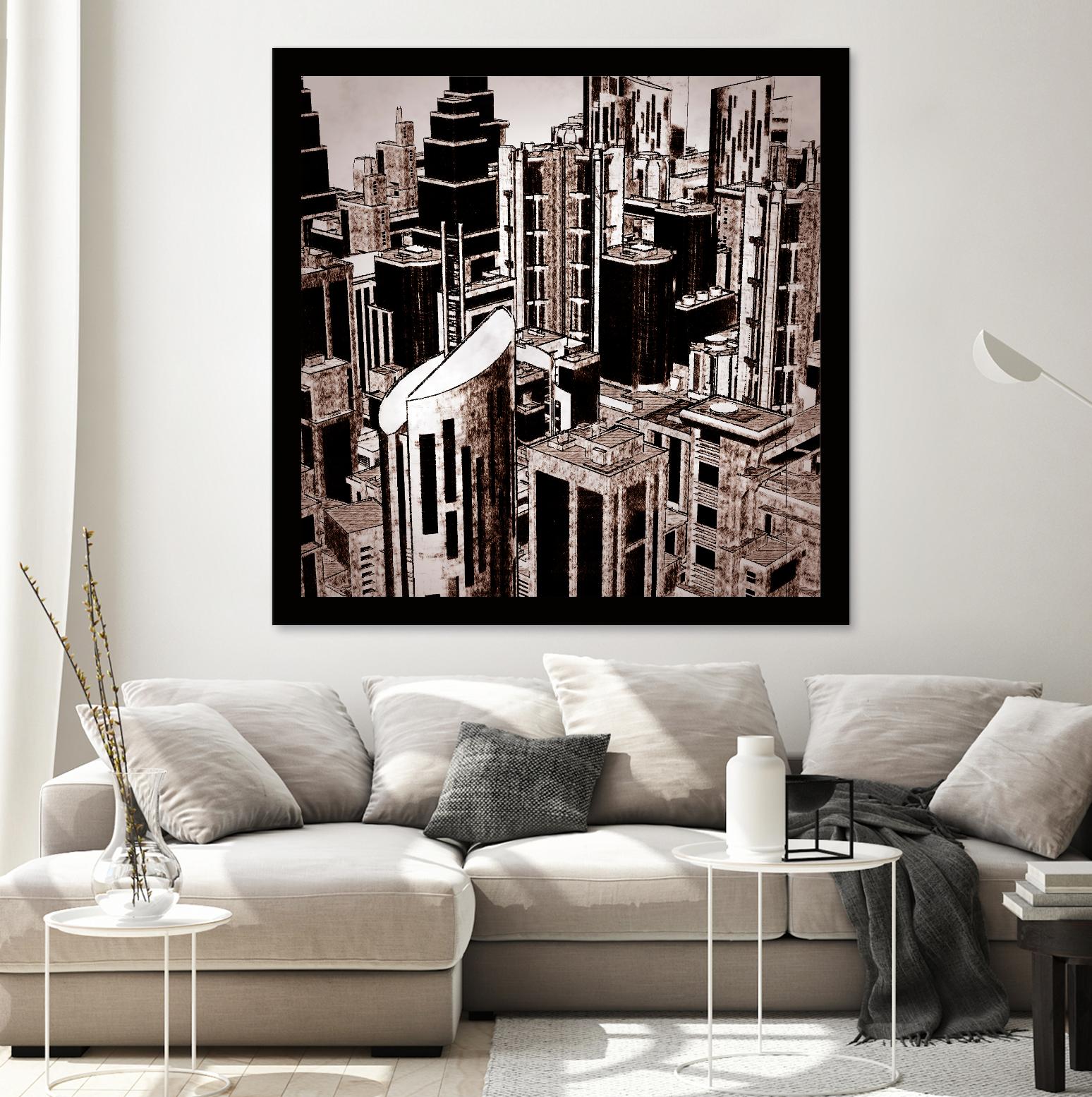 Megapolis 2 by Jefd on GIANT ART - black digital