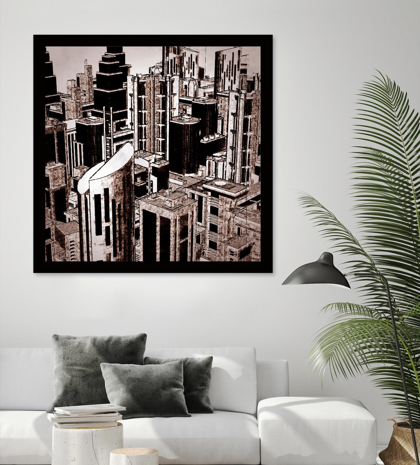 Megapolis 2 by Jefd on GIANT ART - black digital