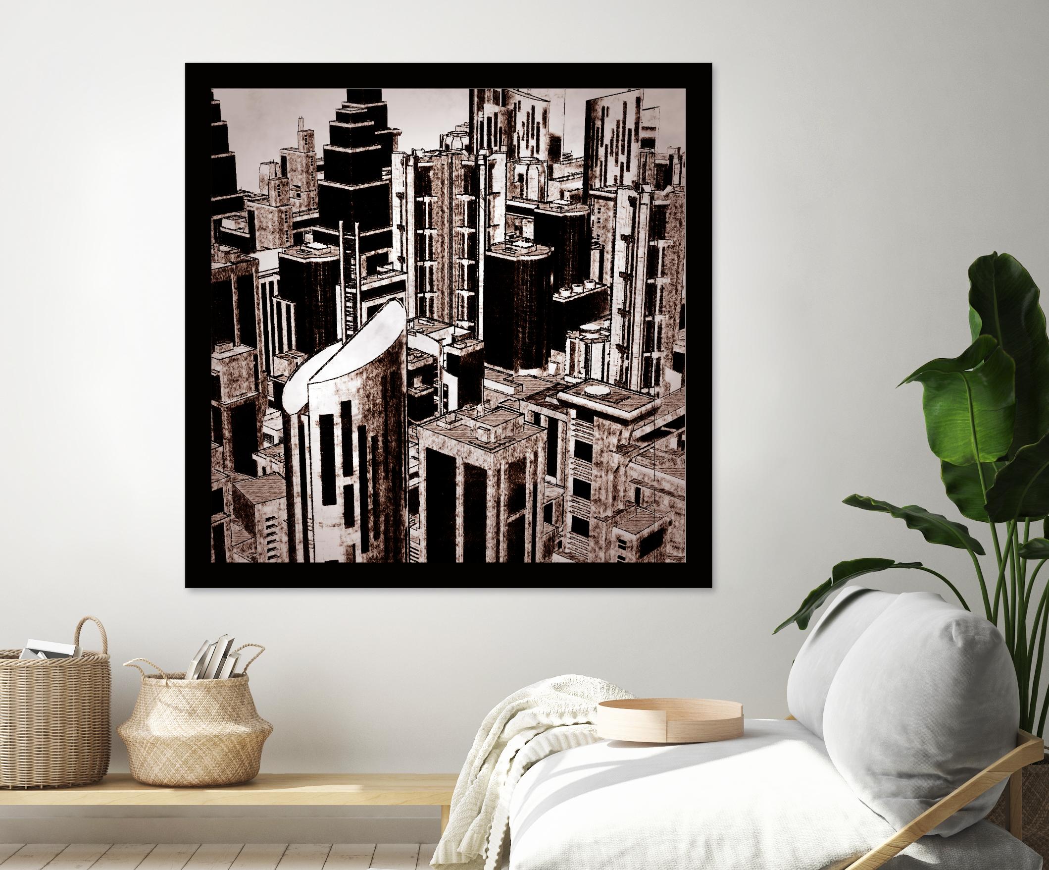 Megapolis 2 by Jefd on GIANT ART - black digital