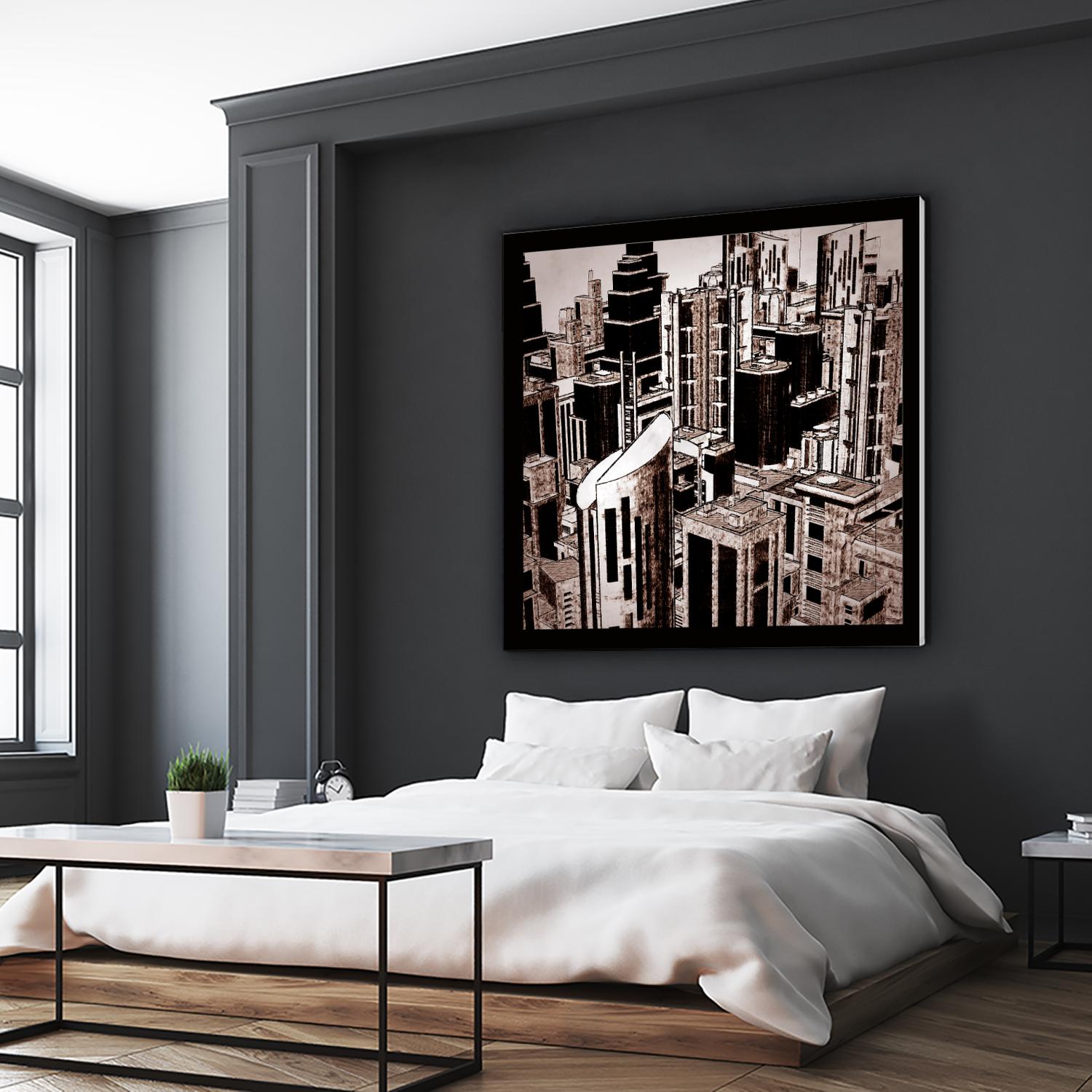 Megapolis 2 by Jefd on GIANT ART - black digital