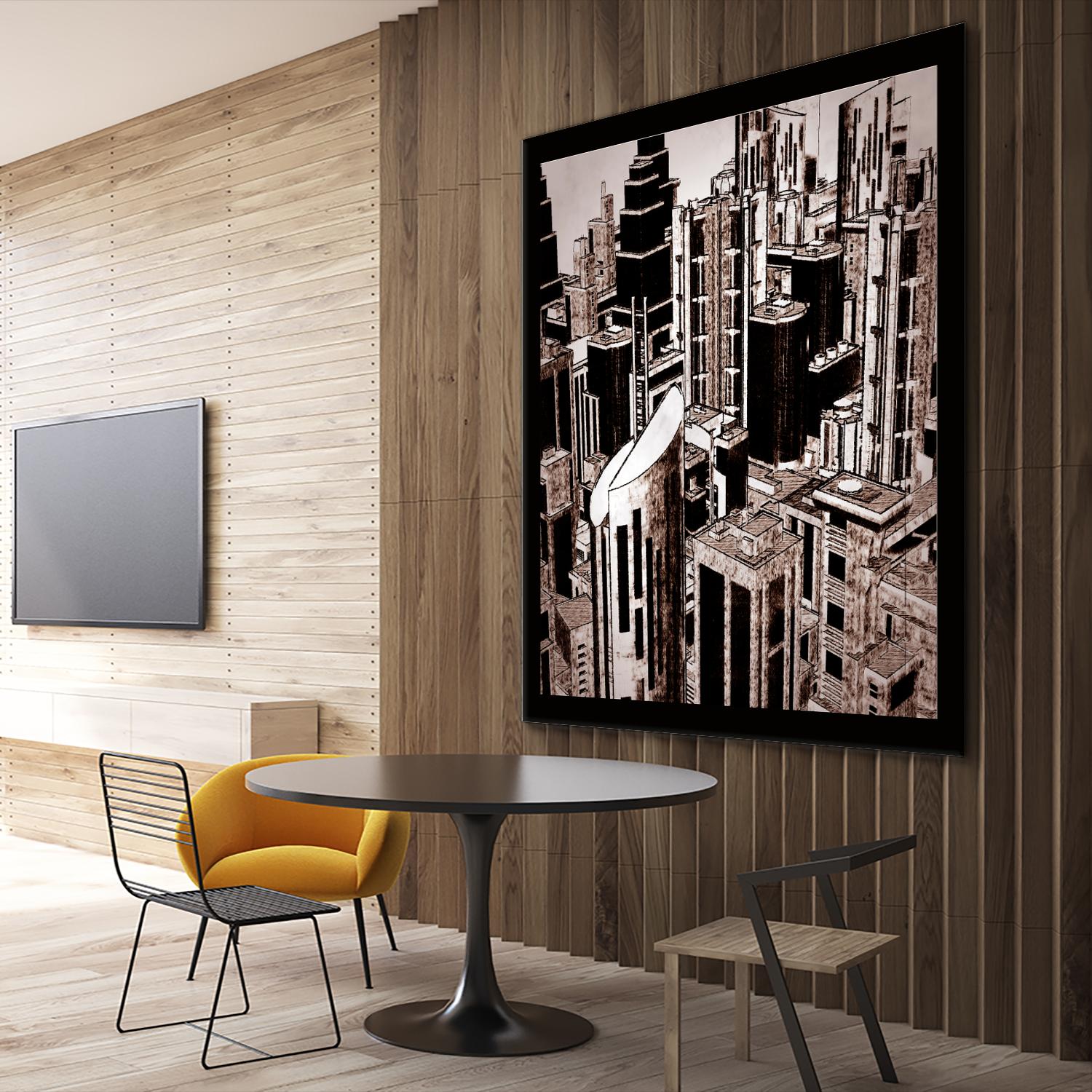Megapolis 2 by Jefd on GIANT ART - black digital