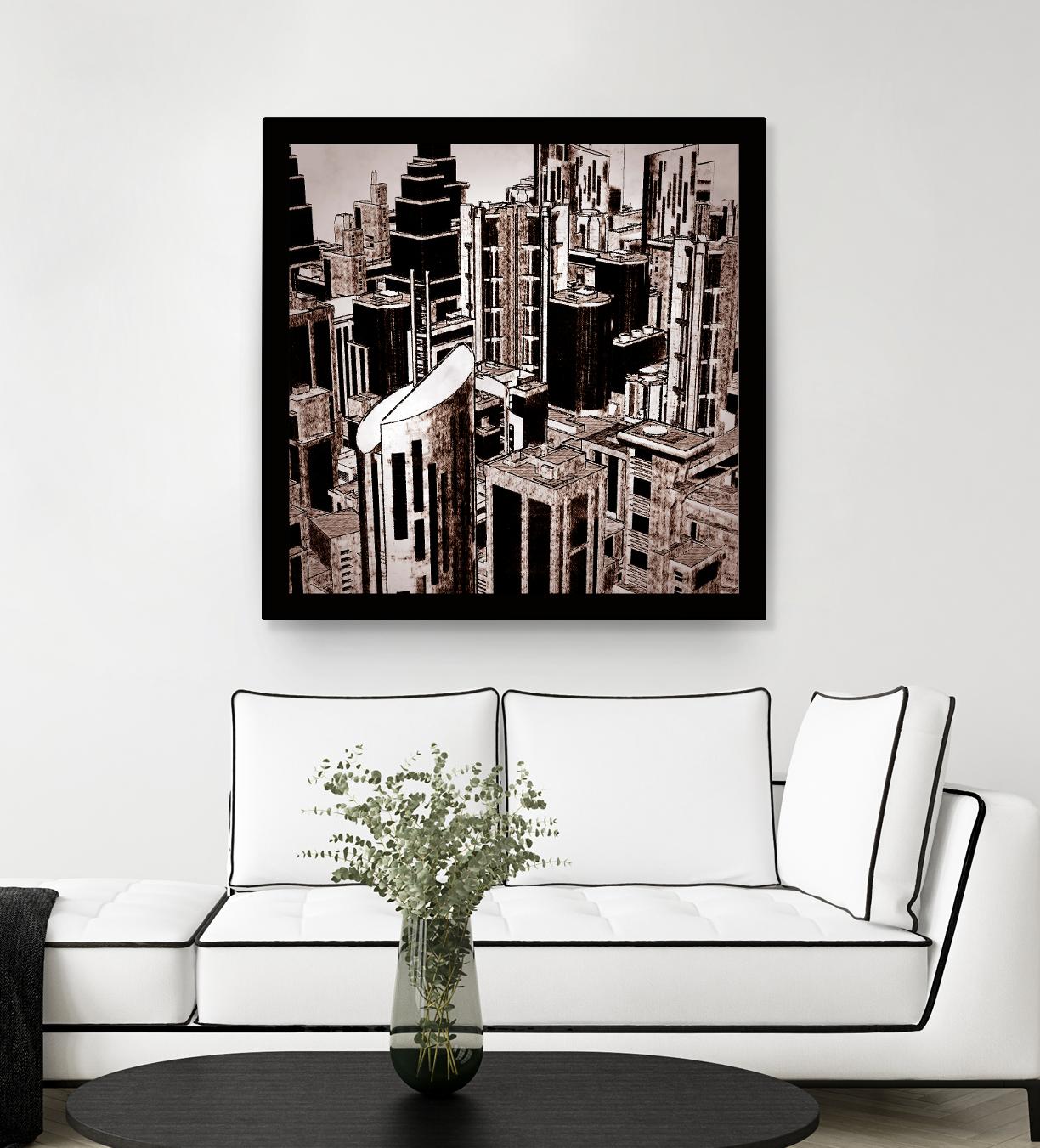 Megapolis 2 by Jefd on GIANT ART - black digital