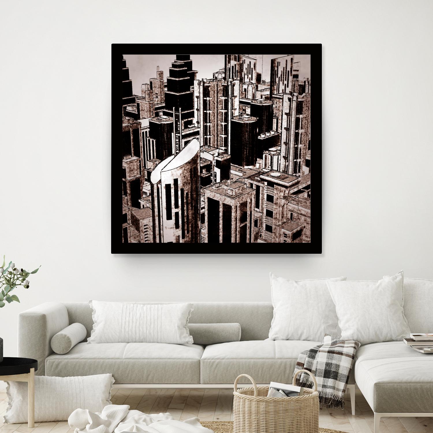 Megapolis 2 by Jefd on GIANT ART - black digital