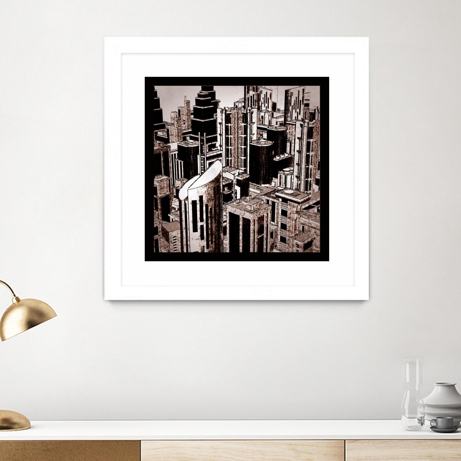 Megapolis 2 by Jefd on GIANT ART - black digital