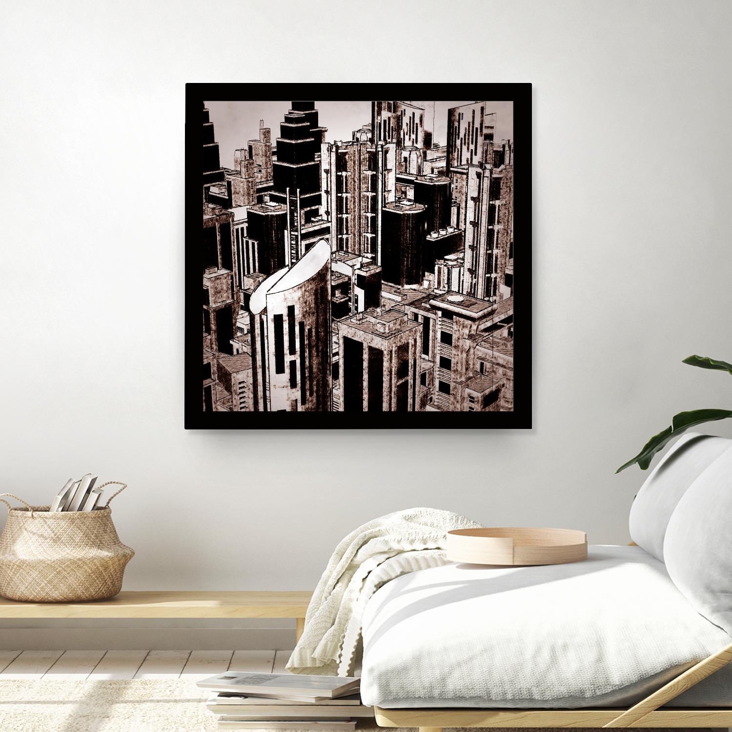 Megapolis 2 by Jefd on GIANT ART - black digital