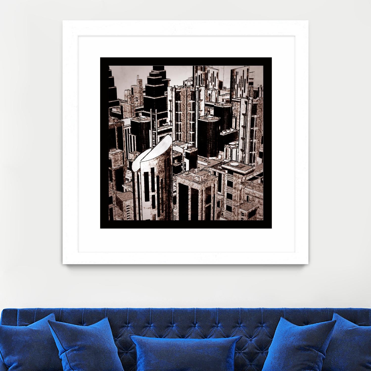 Megapolis 2 by Jefd on GIANT ART - black digital