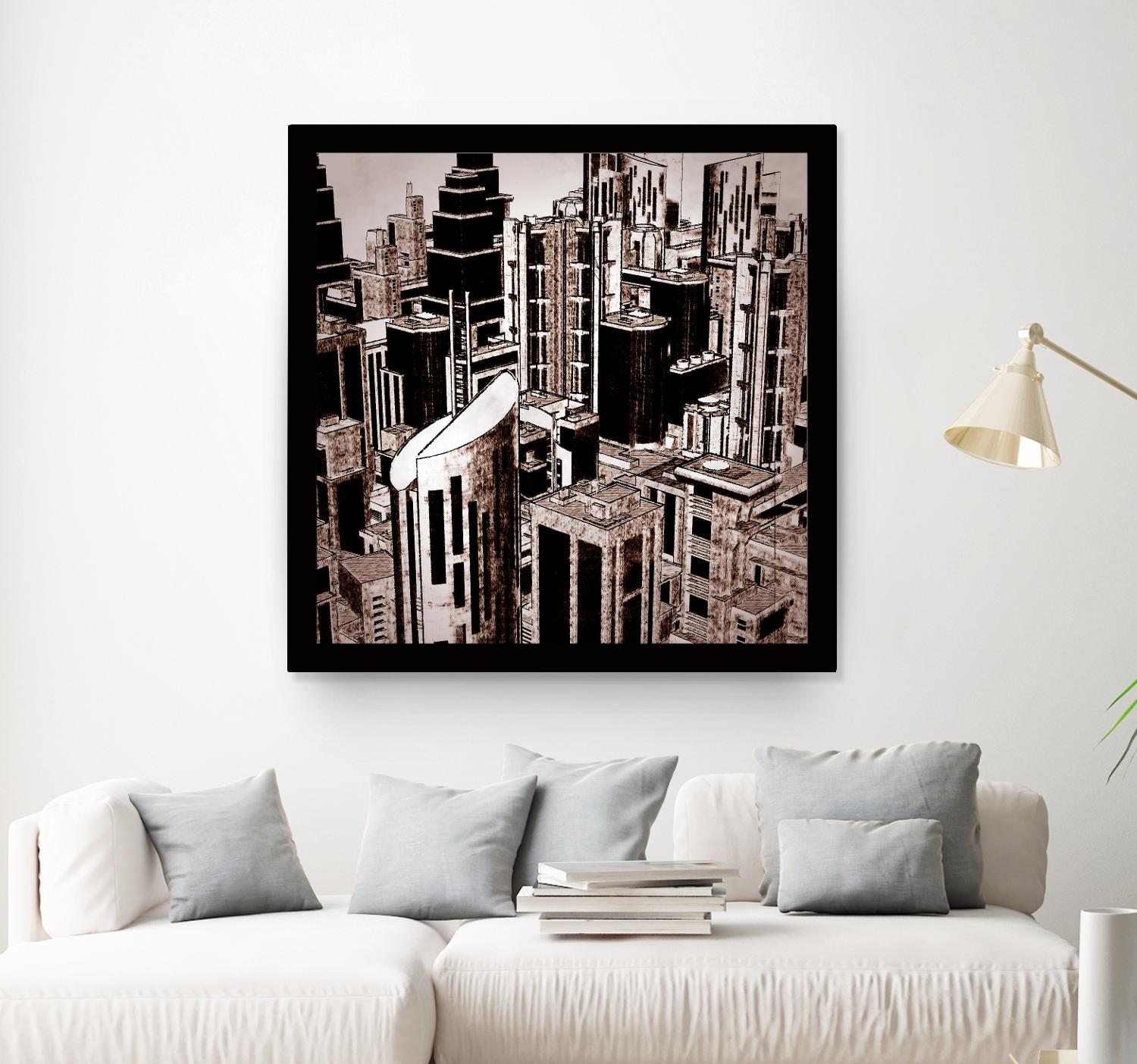 Megapolis 2 by Jefd on GIANT ART - black digital