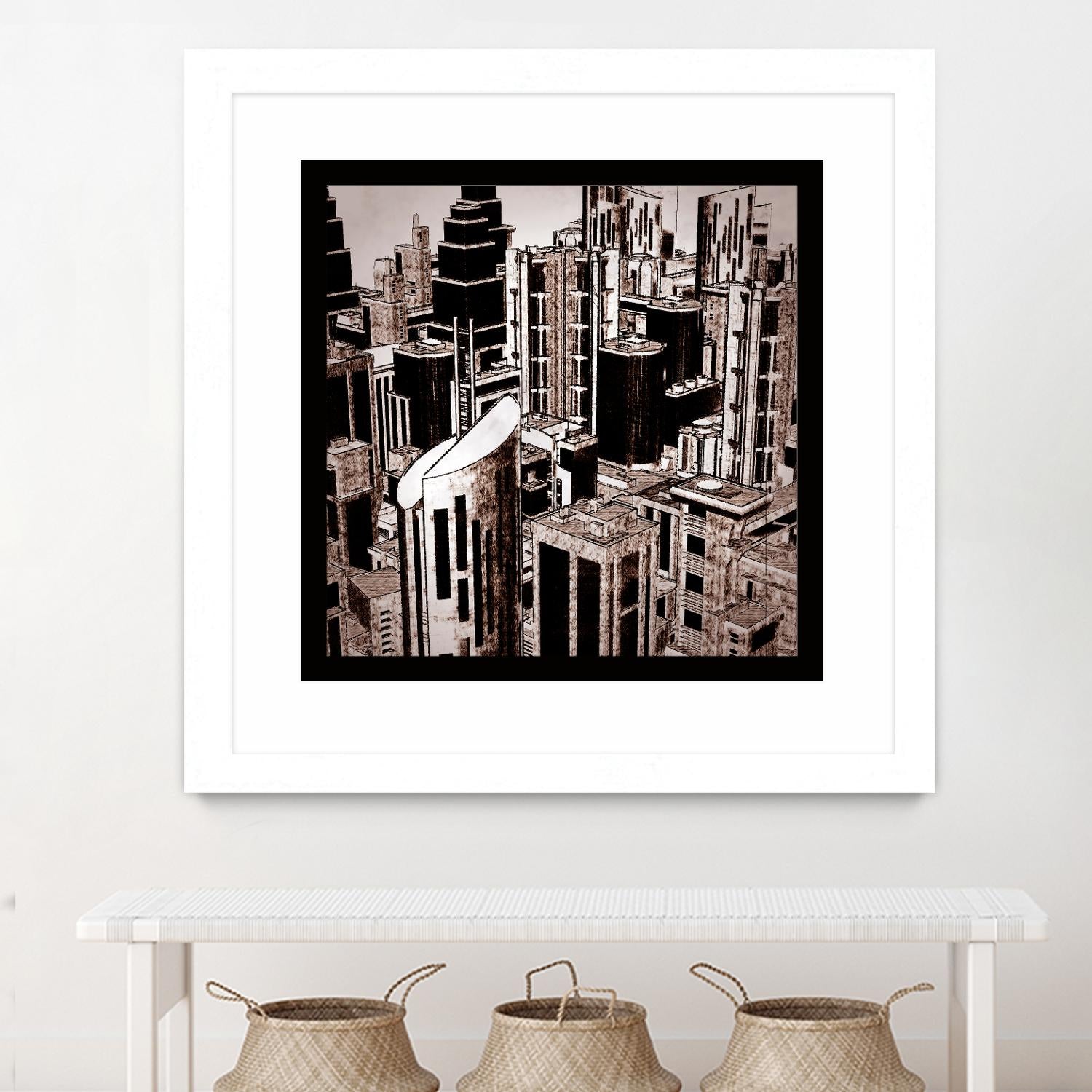 Megapolis 2 by Jefd on GIANT ART - black digital