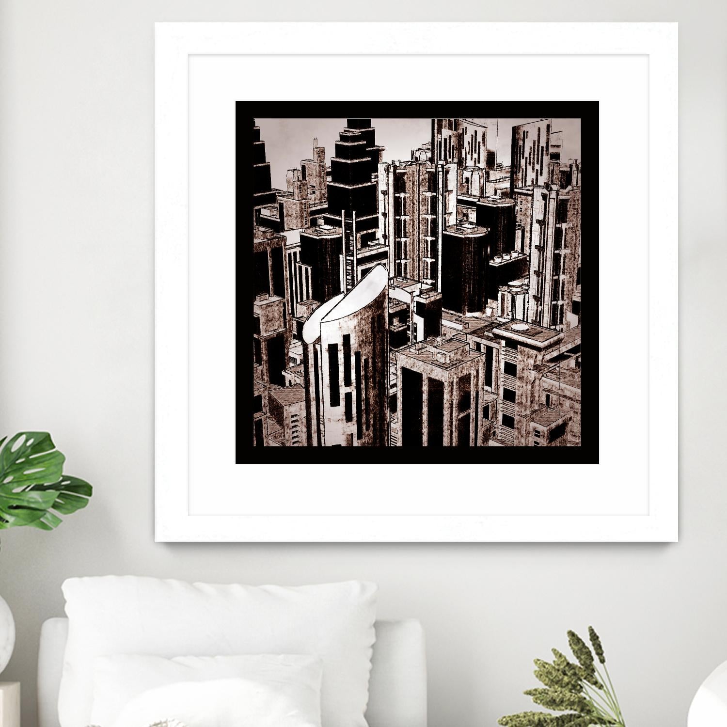 Megapolis 2 by Jefd on GIANT ART - black digital