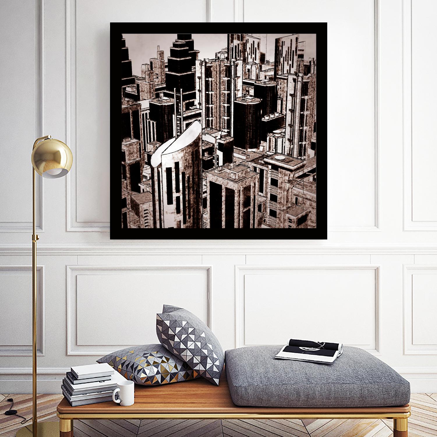 Megapolis 2 by Jefd on GIANT ART - black digital