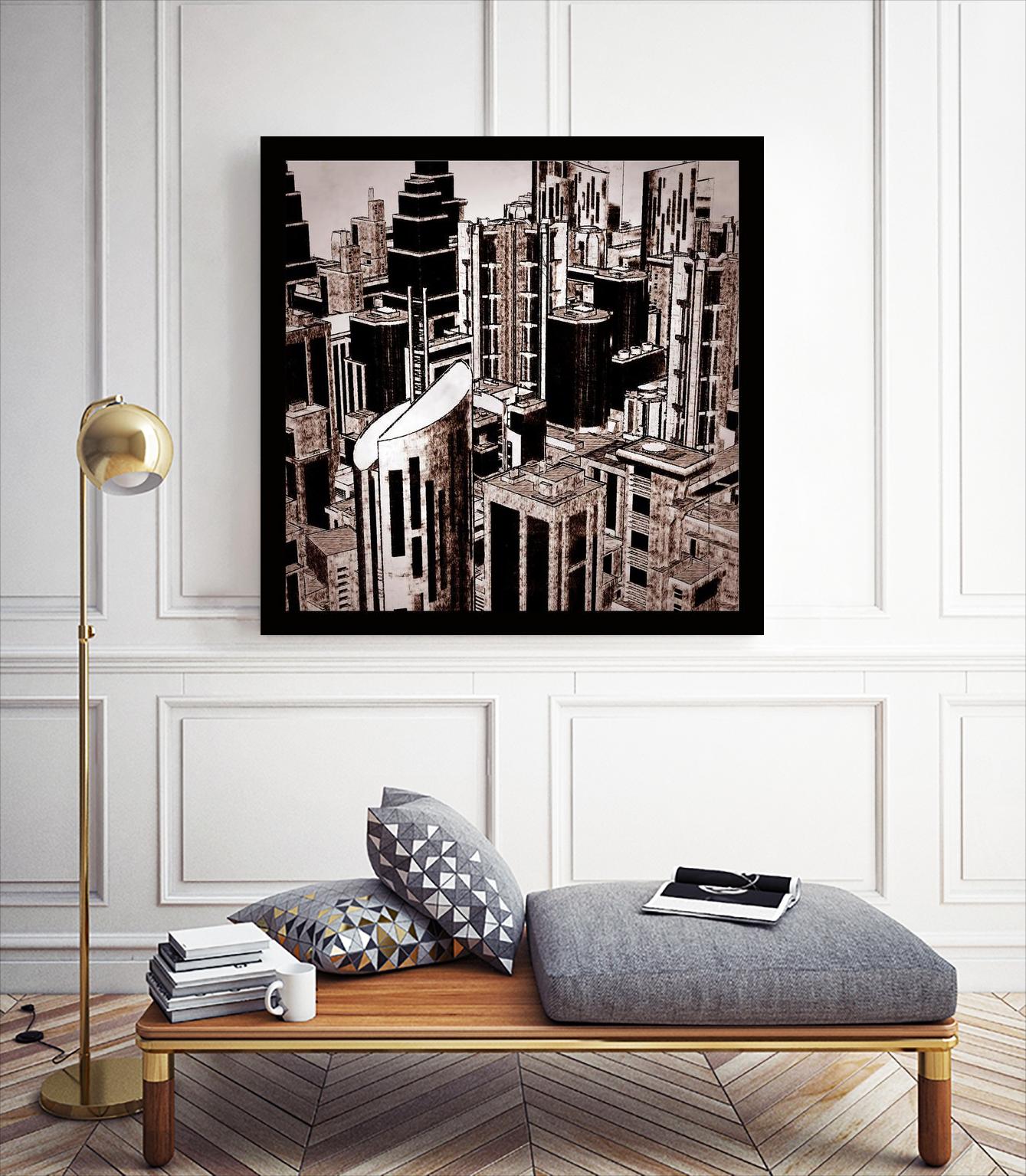 Megapolis 2 by Jefd on GIANT ART - black digital