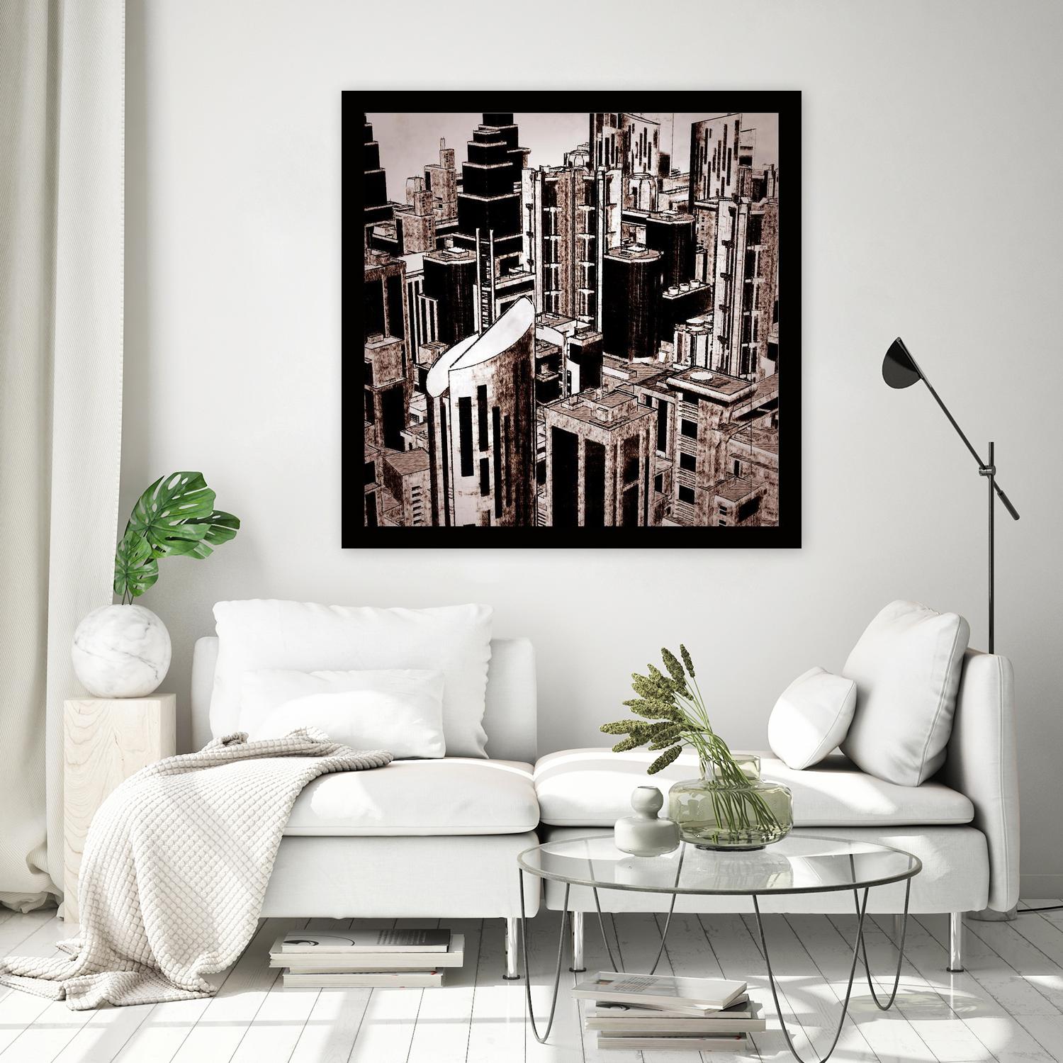 Megapolis 2 by Jefd on GIANT ART - black digital