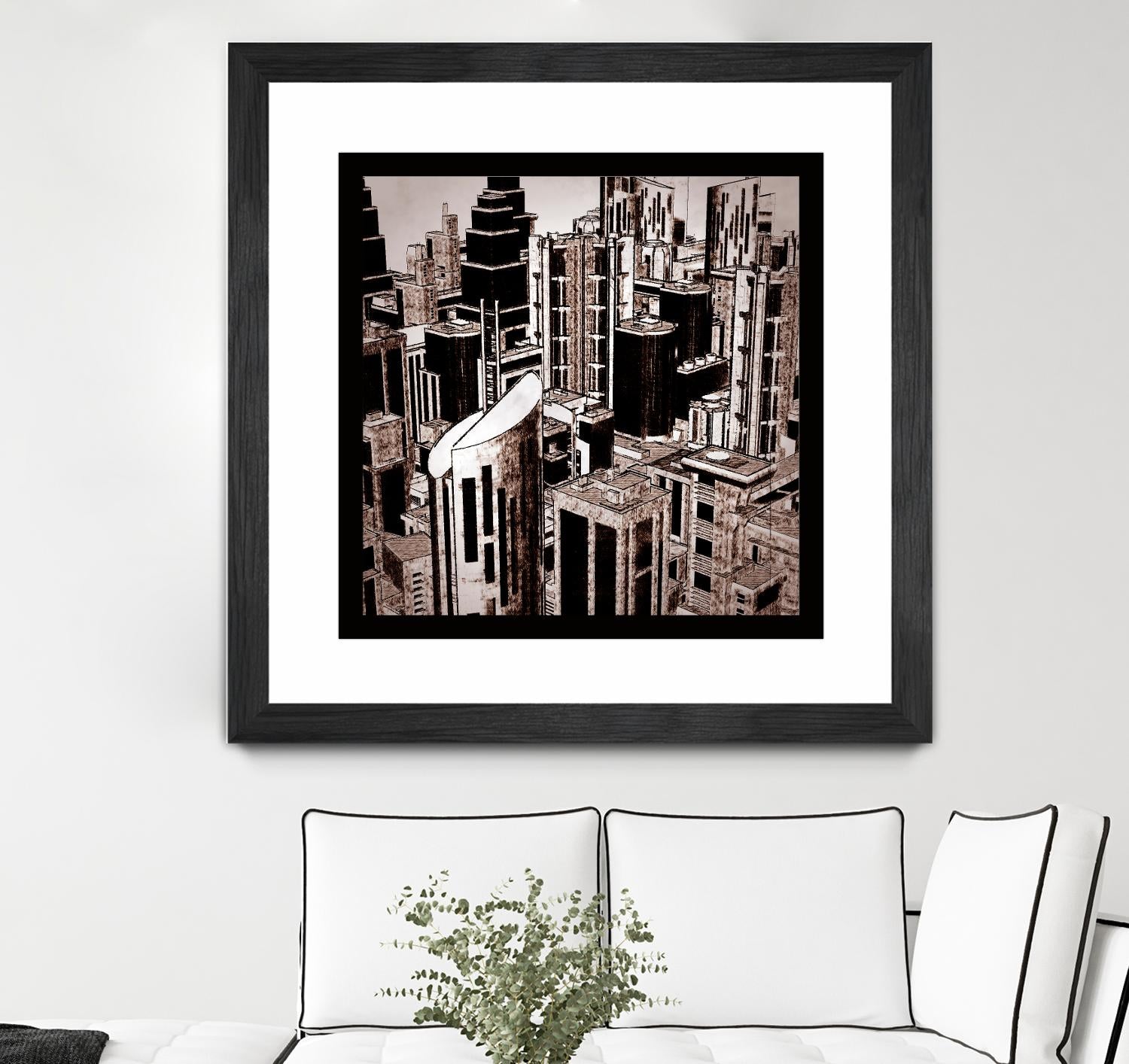 Megapolis 2 by Jefd on GIANT ART - black digital