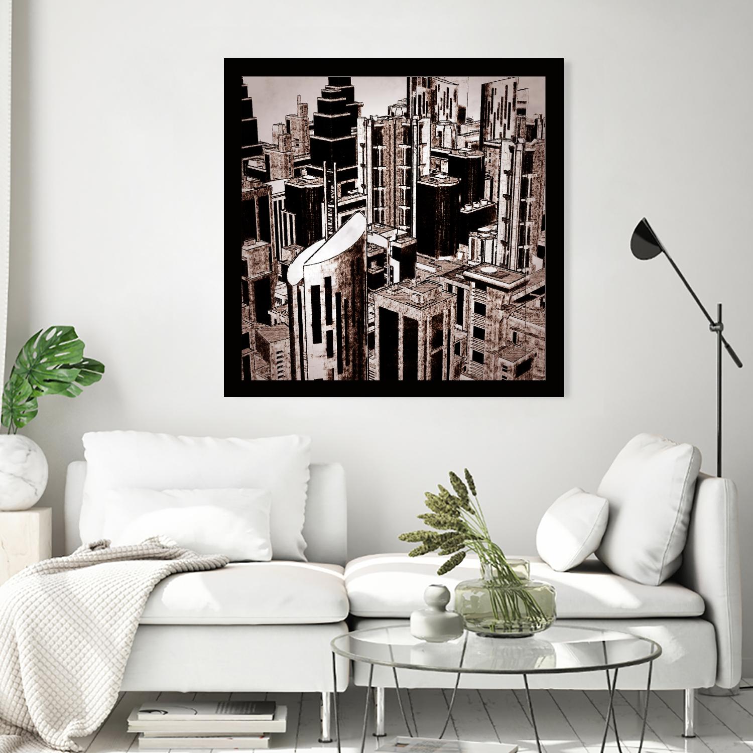 Megapolis 2 by Jefd on GIANT ART - black digital