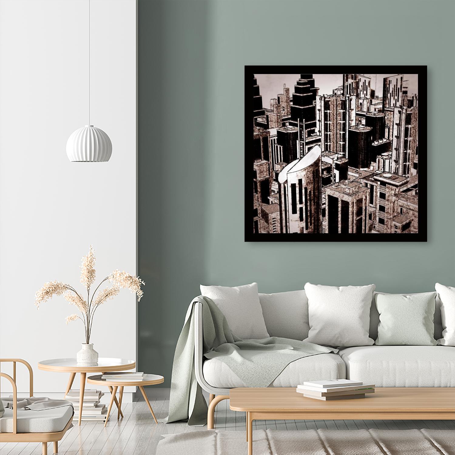 Megapolis 2 by Jefd on GIANT ART - black digital