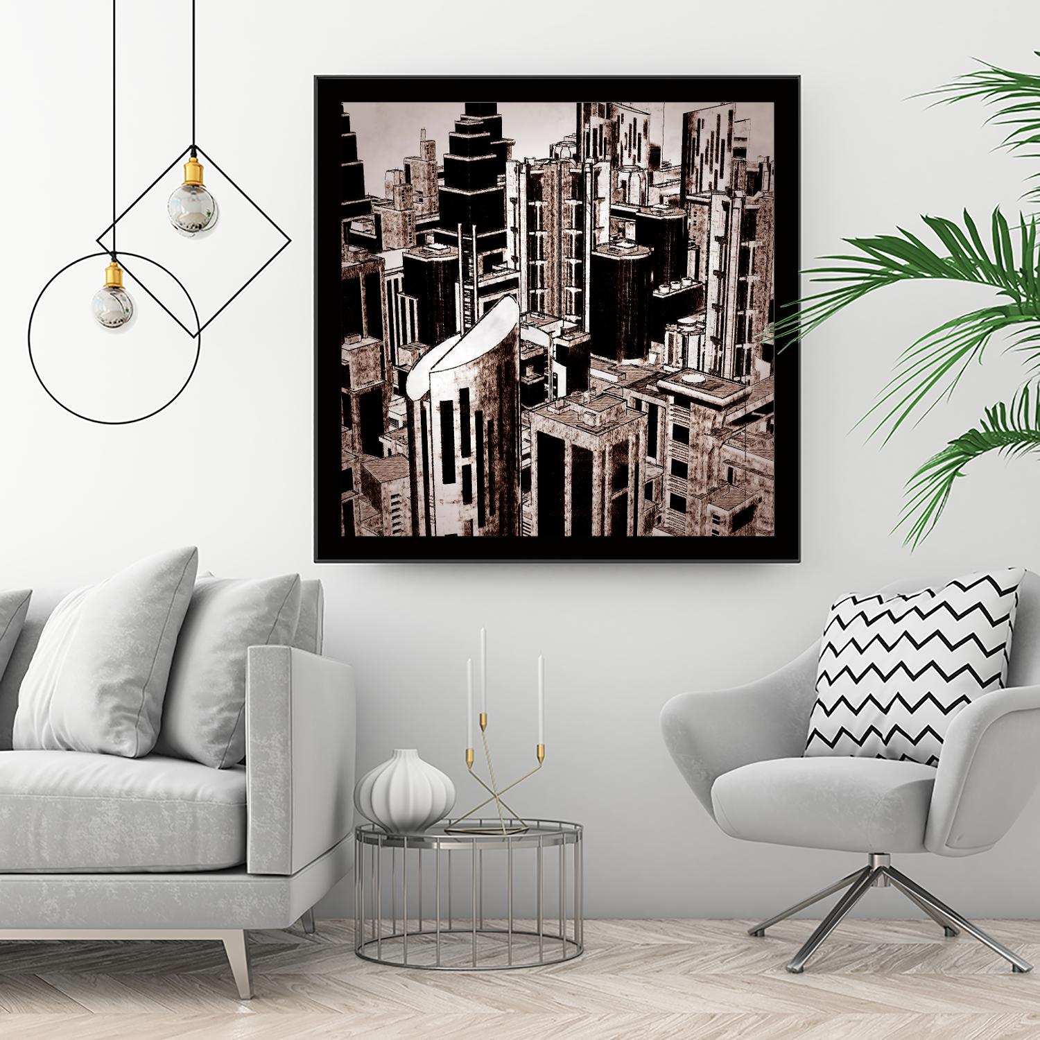 Megapolis 2 by Jefd on GIANT ART - black digital