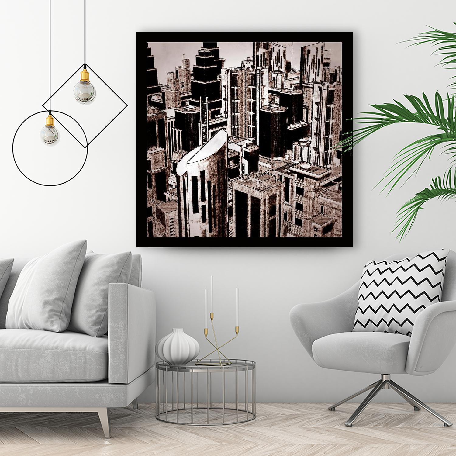 Megapolis 2 by Jefd on GIANT ART - black digital